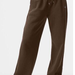 ALO Yoga Women's Brown Wide-Leg Joggers